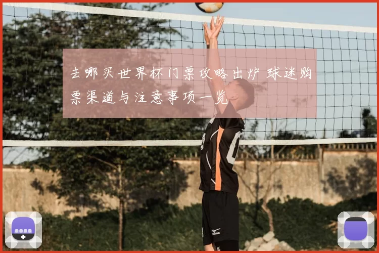 去哪买世界杯门票攻略出炉 球迷购票渠道与注意事项一览