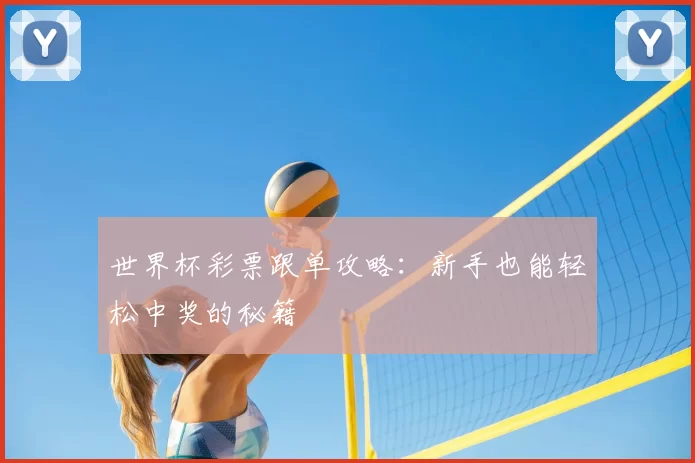 世界杯彩票跟单攻略：新手也能轻松中奖的秘籍