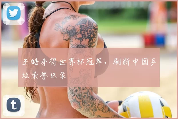 王皓夺得世界杯冠军，刷新中国乒坛荣誉记录